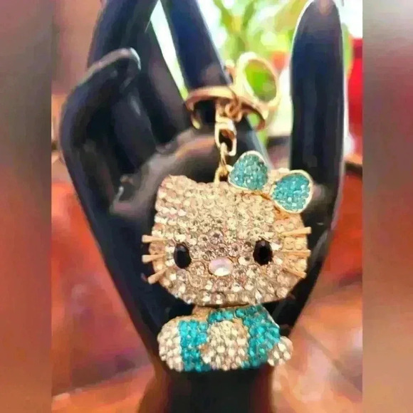 unbranded Accessories - Bag Charm Hello Kitty blue
